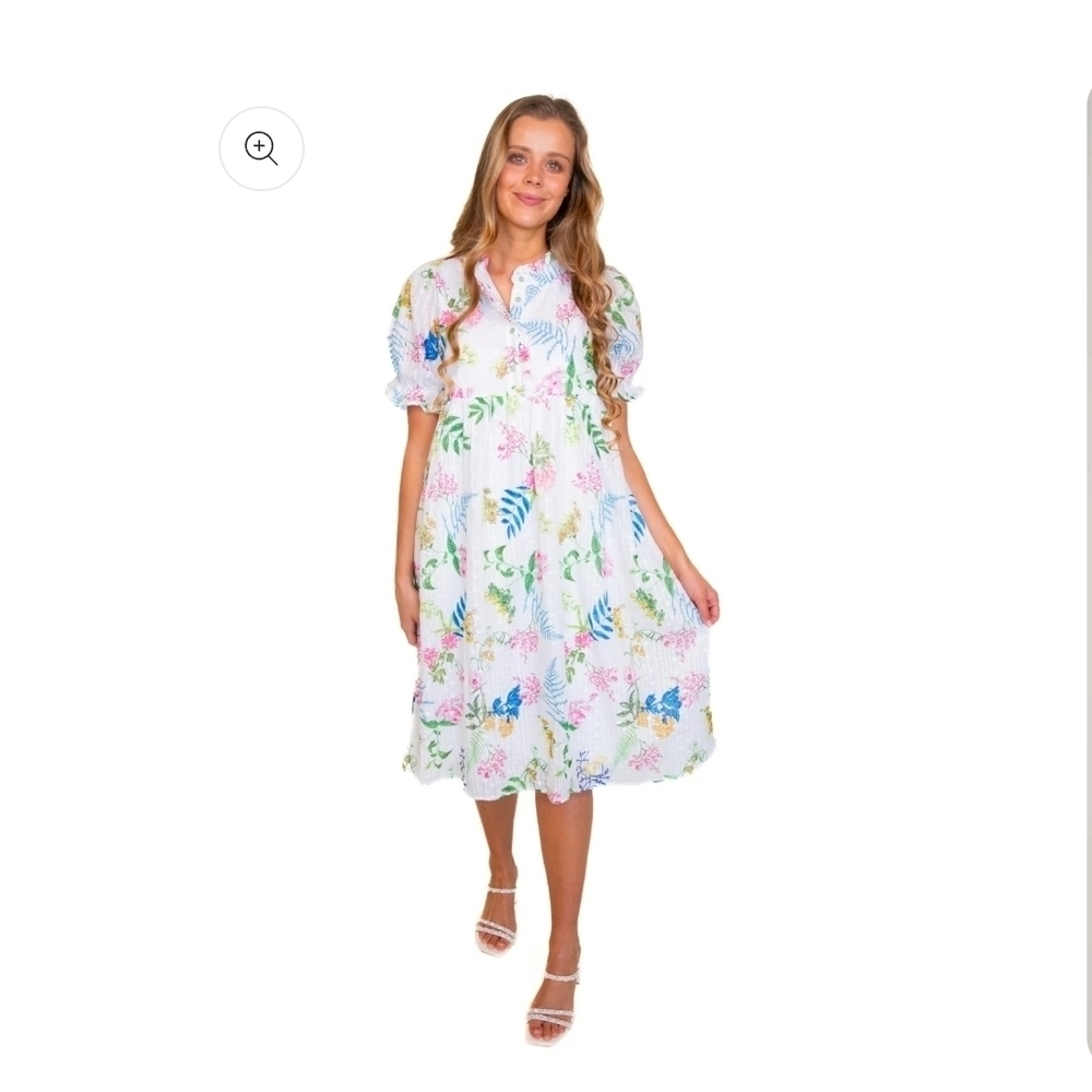 Babydoll Floral Multicolor Dress